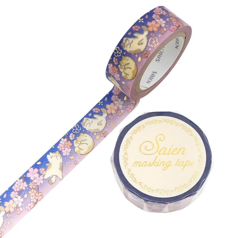 Washi Tape Japanisch Katze Sakura