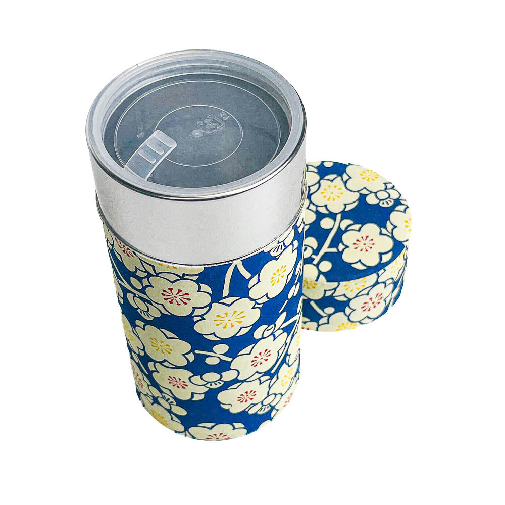 Washi-Teedose - Ume Blau