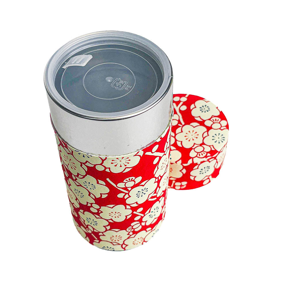 Washi-Teedose - Ume Rot