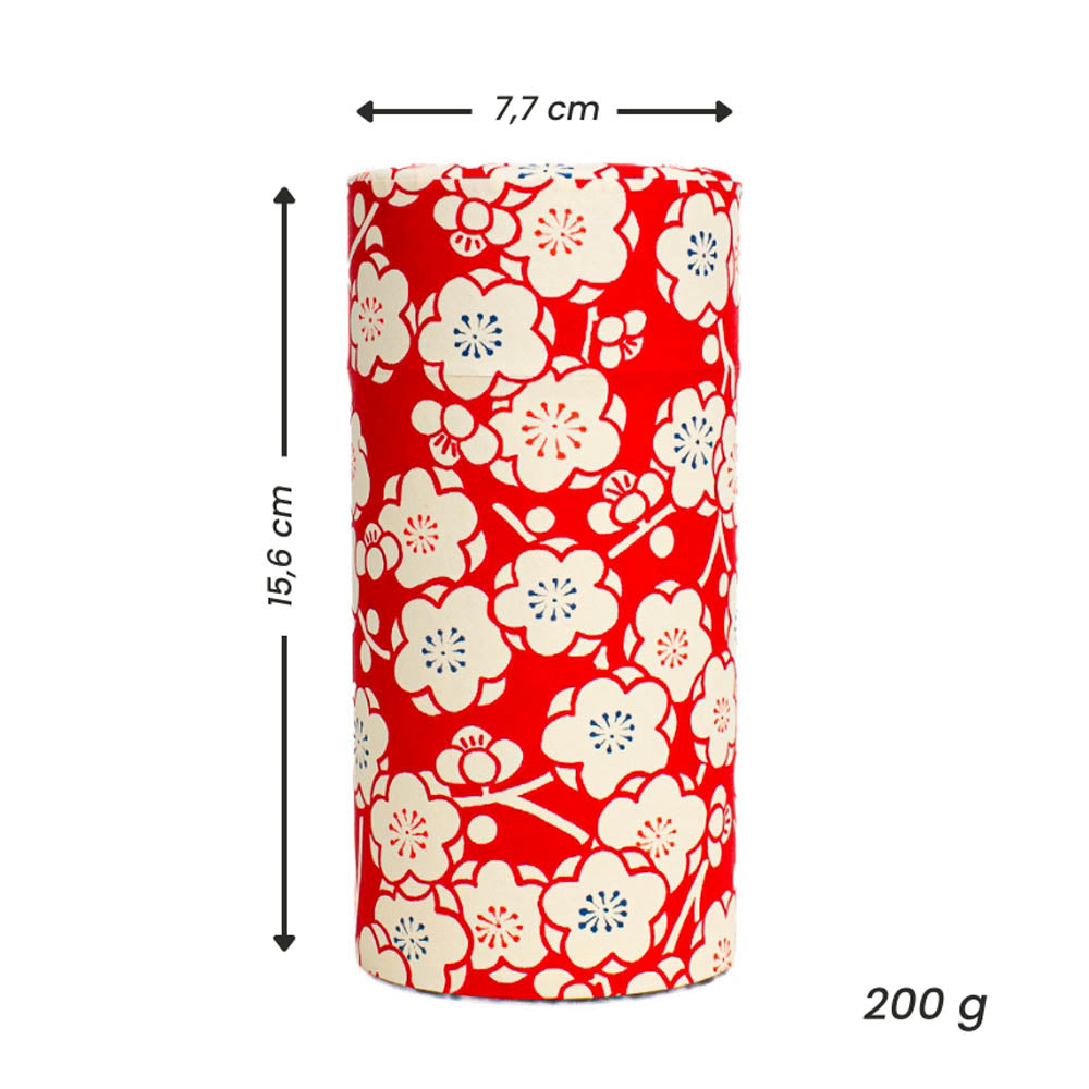 Washi-Teedose - Ume Rot