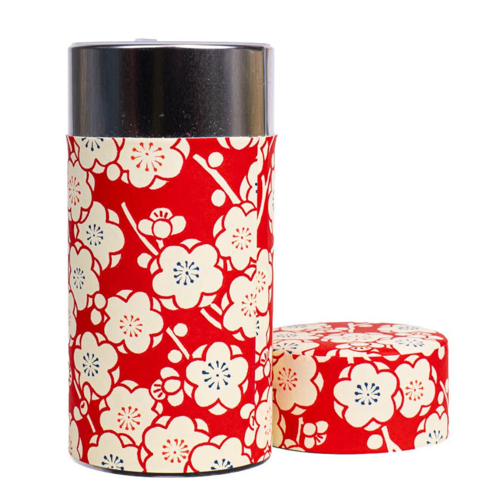 Washi-Teedose - Ume Rot