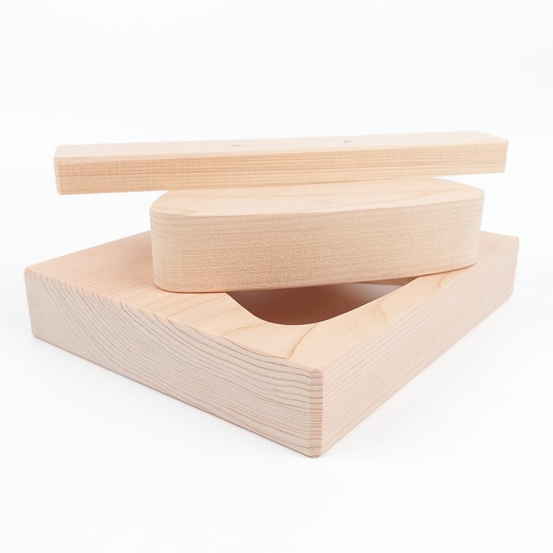 XL-Onigiri-Form Zypressenholz