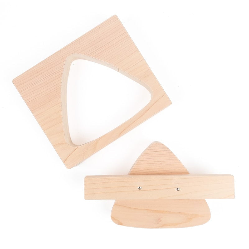 XL-Onigiri-Form Zypressenholz