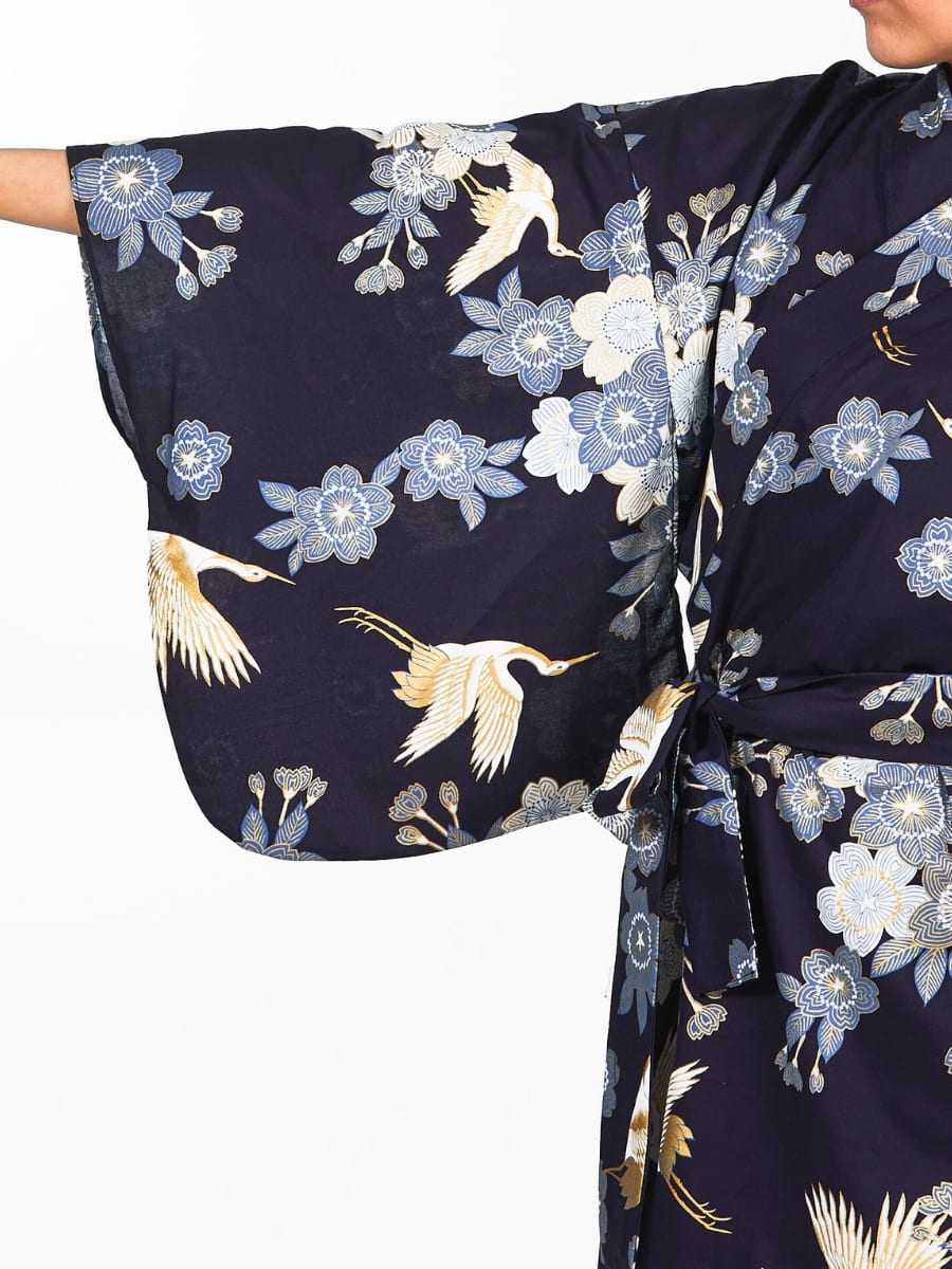 Yukata Kimono Damen – Sakura & Kranich
