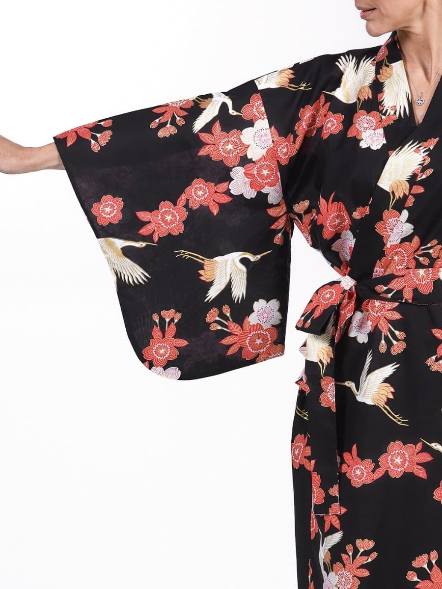 Yukata Kimono Damen – Tsuru to Ouka