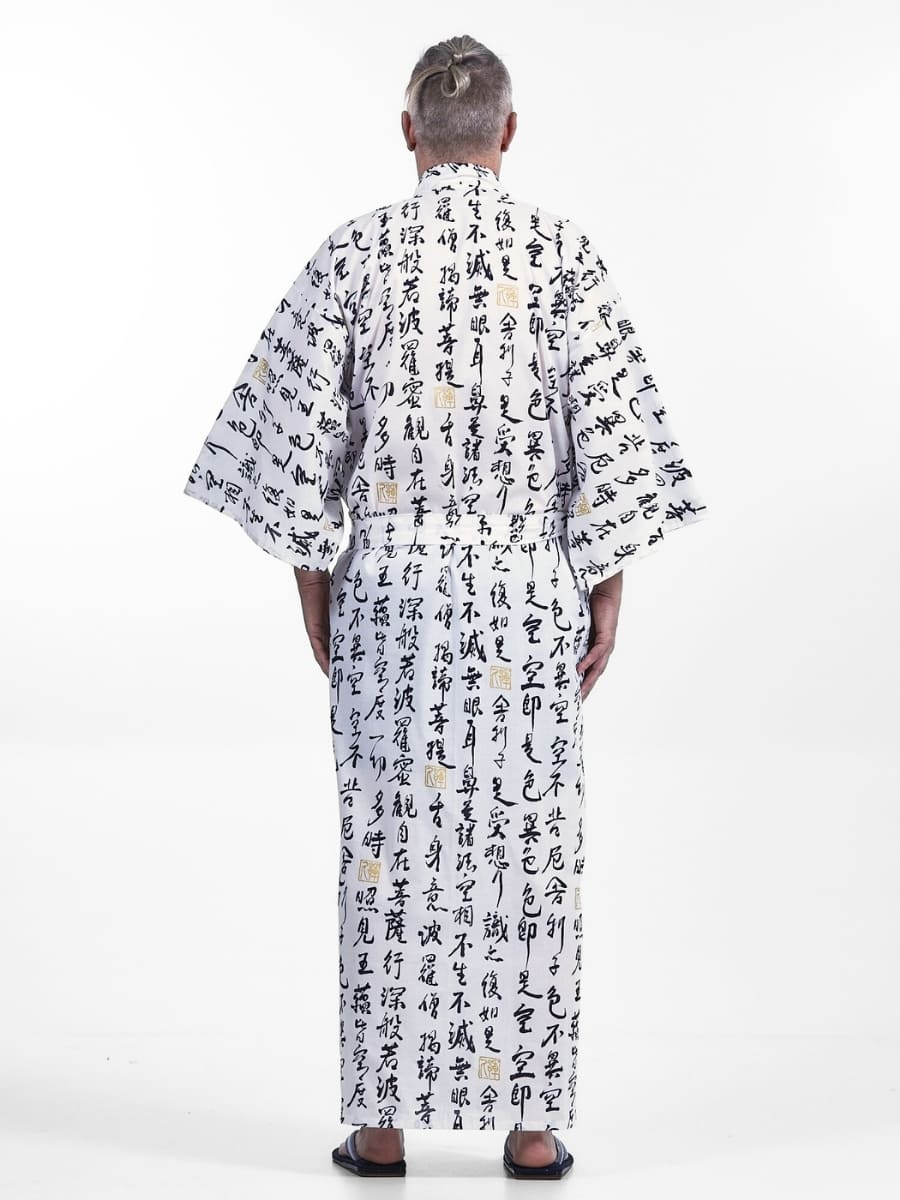 Yukata Kimono Männer - Hannya Sutra