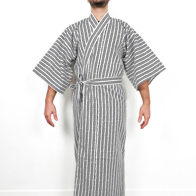 Yukata Weiß M