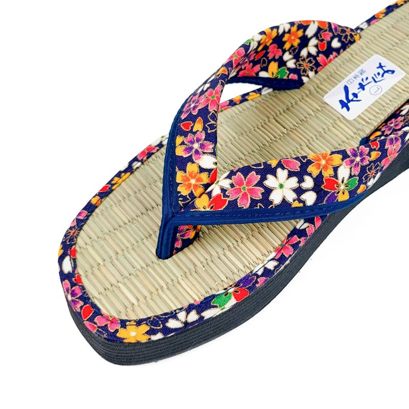 Japanische Zori Sakura Blau - EU 35 - 37