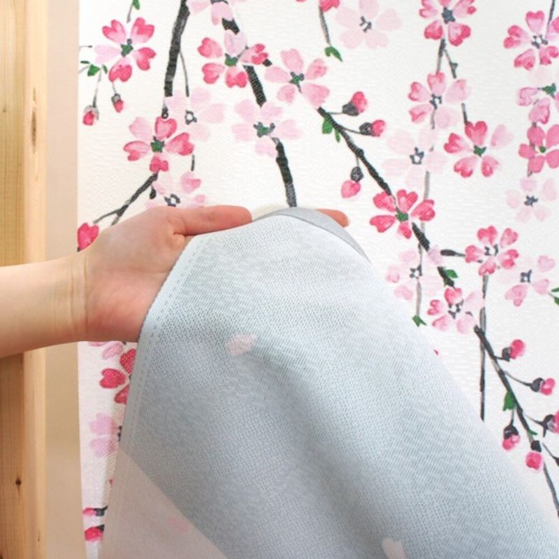 japanischer Vorhang Kirschbaum & Fuji