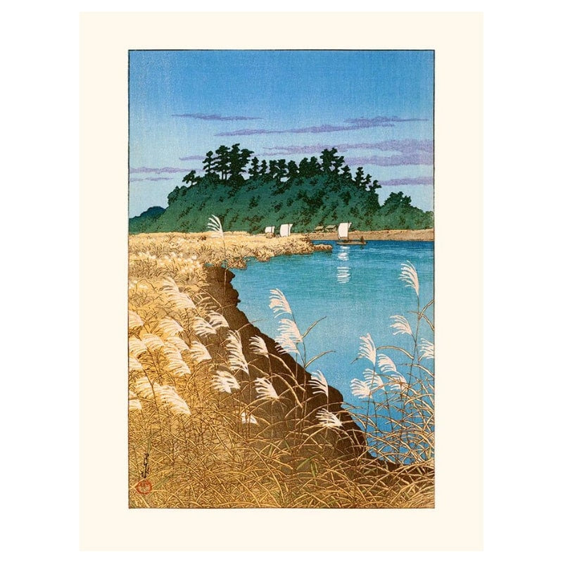 Japanisches Poster Ichikawa Stempel - A3
