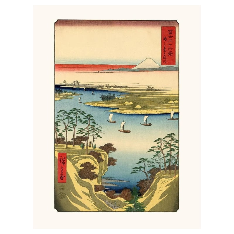 Japanisches Poster Hiroshige - A3