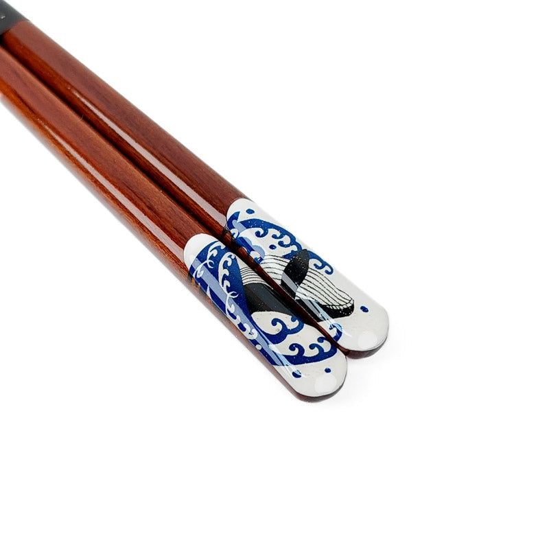 Japanische Essstäbchen Wal