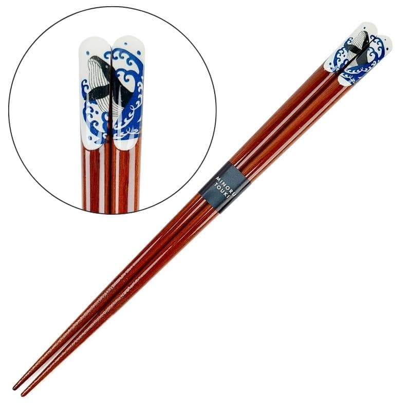 Japanische Essstäbchen Wal