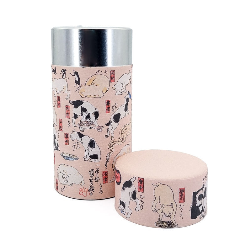 Japanische Teedose Katzen