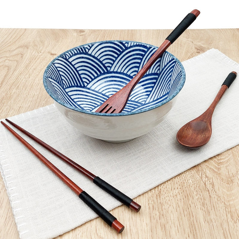 Japanische Schüssel Seigaiha