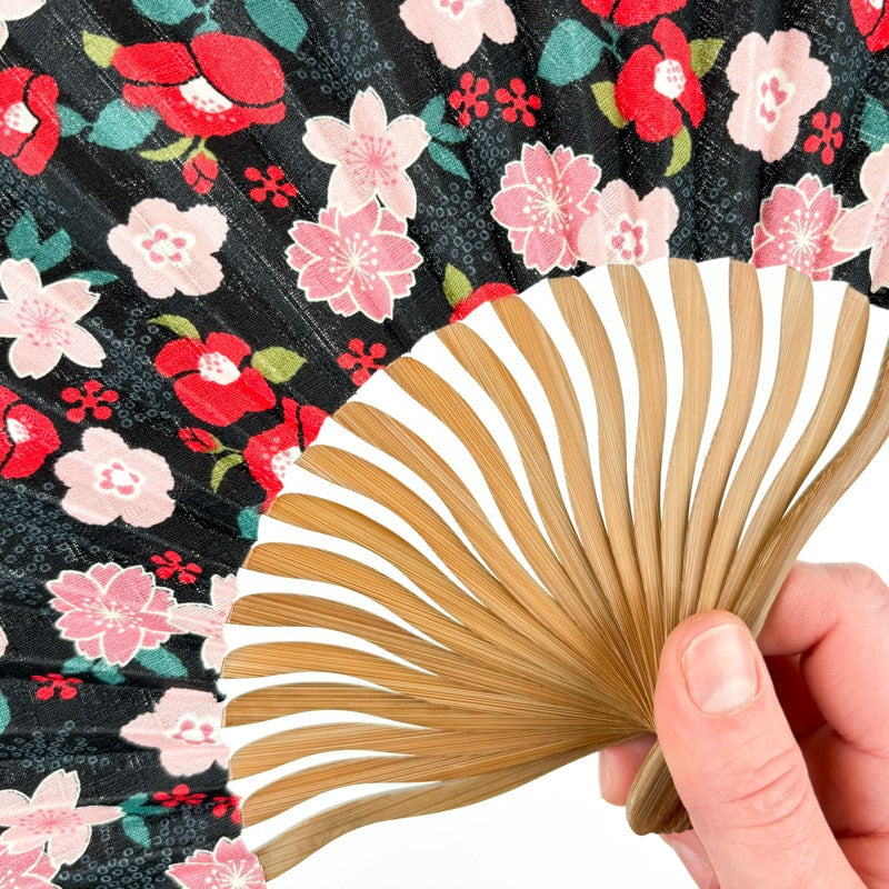 Japanischer Hanagara-Fächer