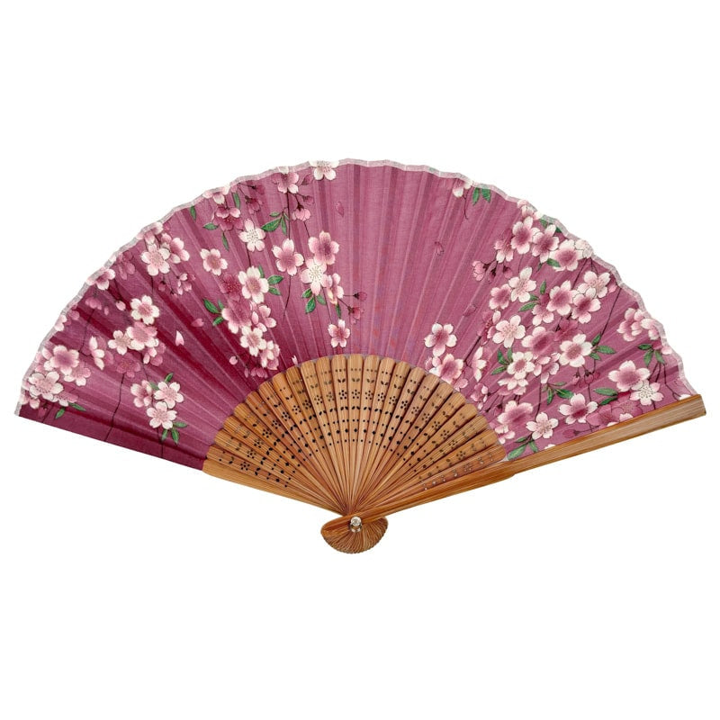 Japanischer Fächer Sakura Rosa