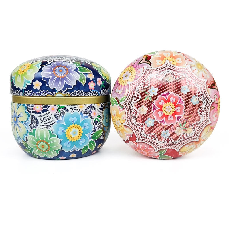 Lot 2 Teedosen Blume Japan