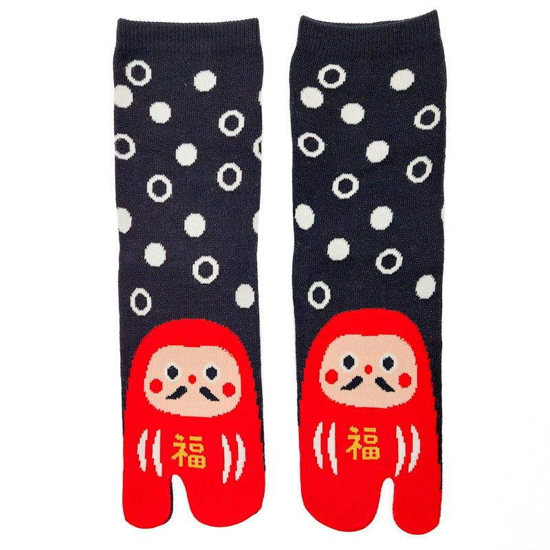 Packung Tabi Daruma Socken - 6 Paar - EU 36-40