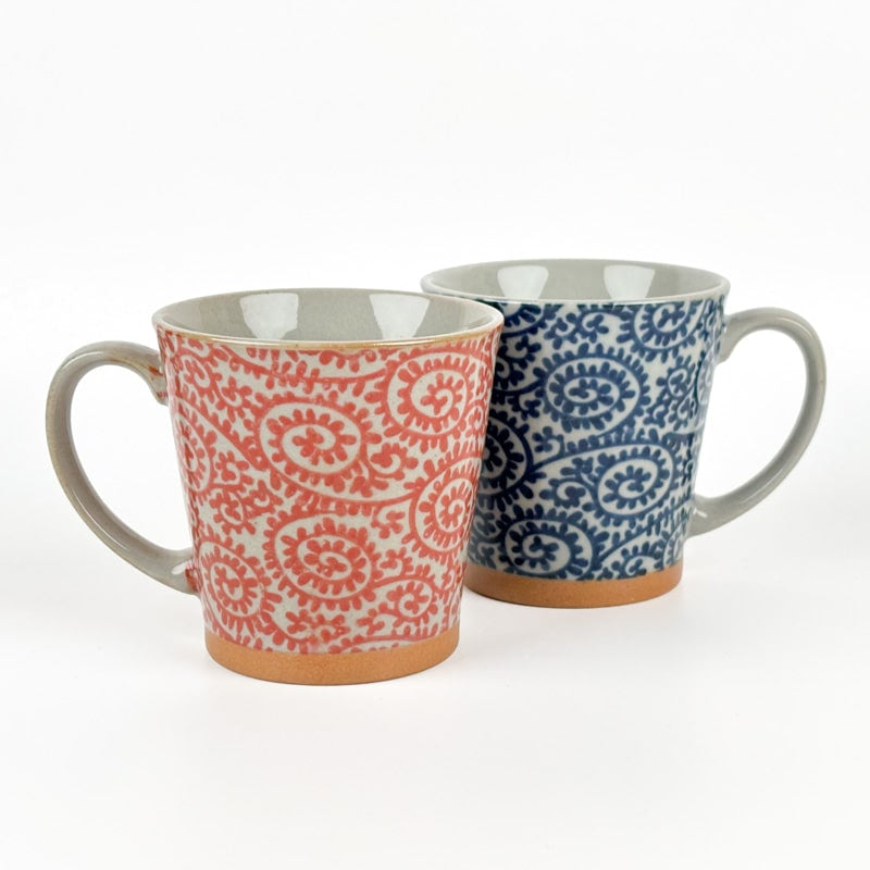 Karakusa Japanischer Becher Blau