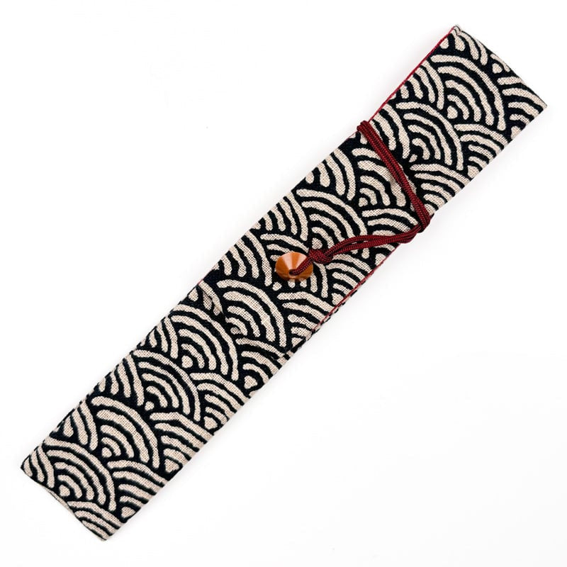 Seigaiha Fächertasche