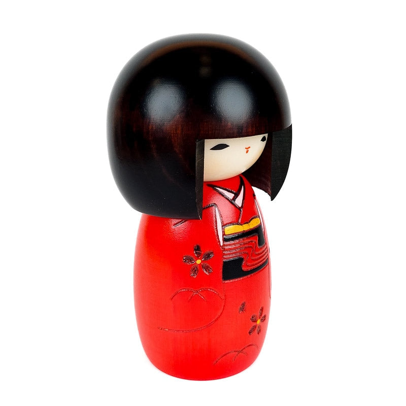 Kokeshi-Puppe Rot
