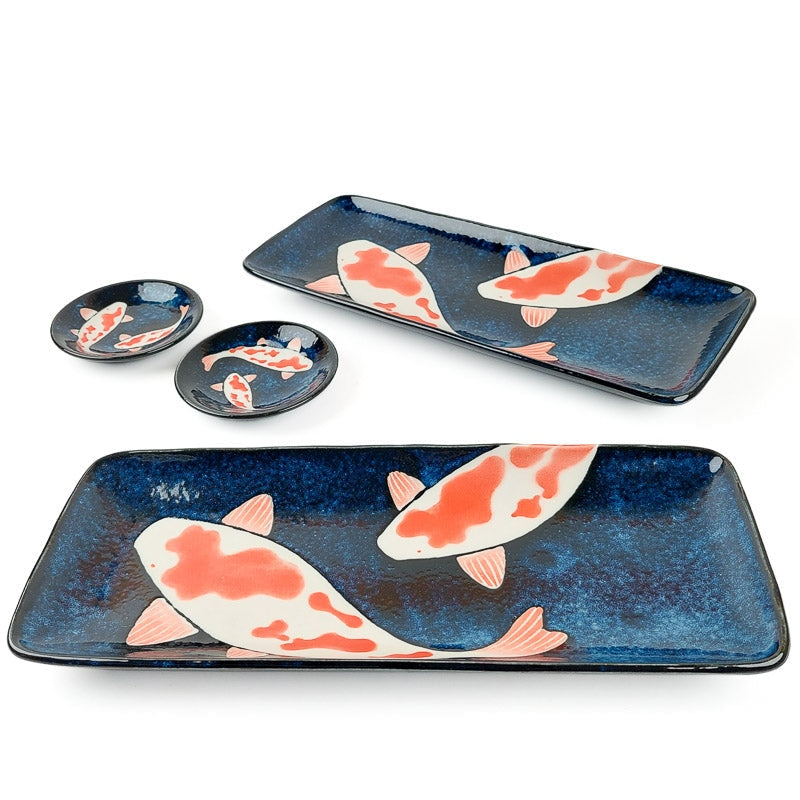 Tellerset Sushi Japanisch