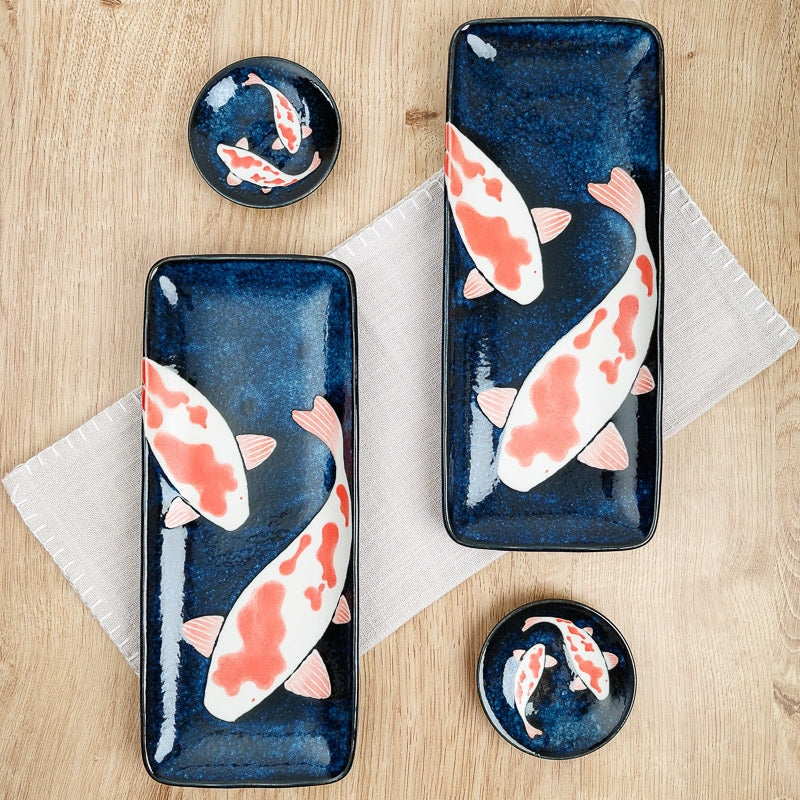 Tellerset Sushi Japanisch