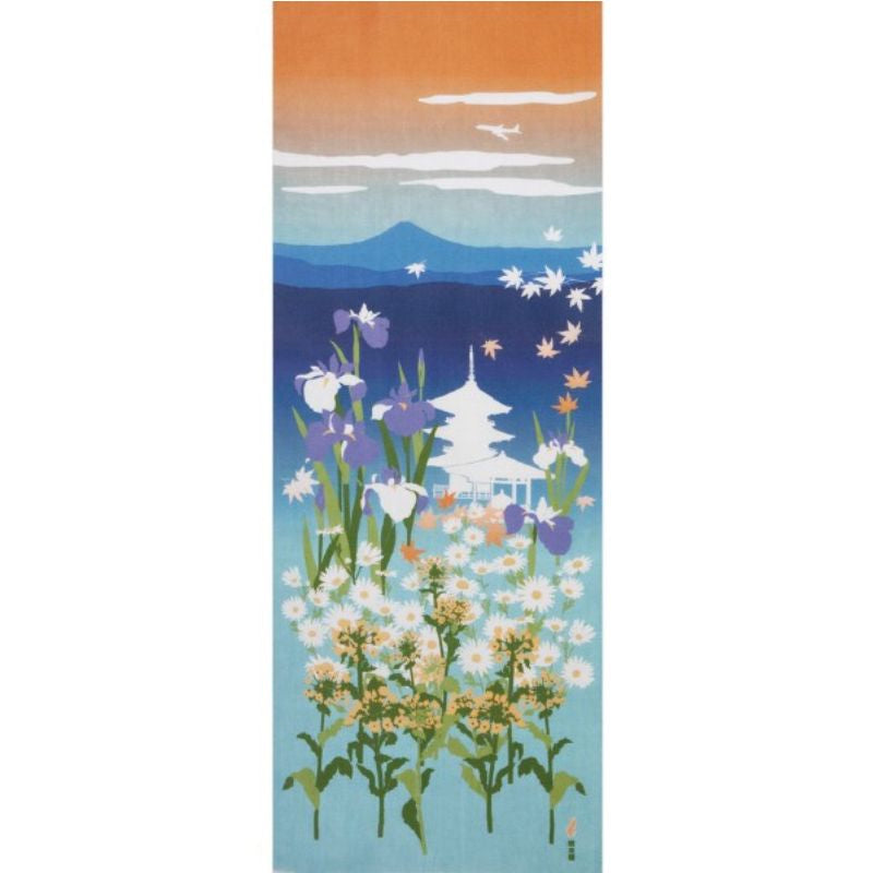 Japanisches Tenugui Chiba