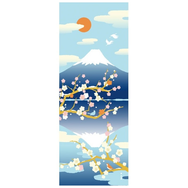 Japanisches Tenugui Sakasa Fuji