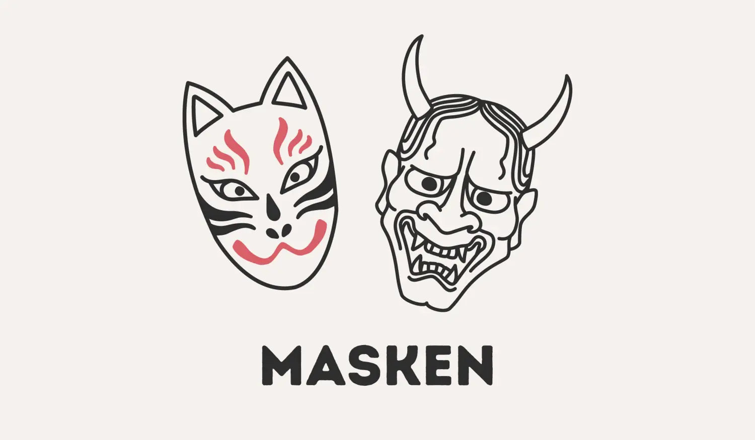 Japanische Masken