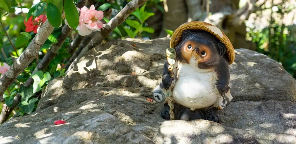 Japanischer Glücksbringer Tanuki