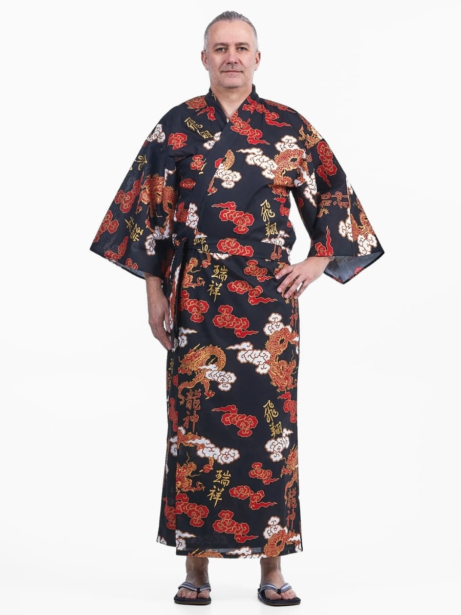 Yukata Kimono Männer -  Ryū to Kumo