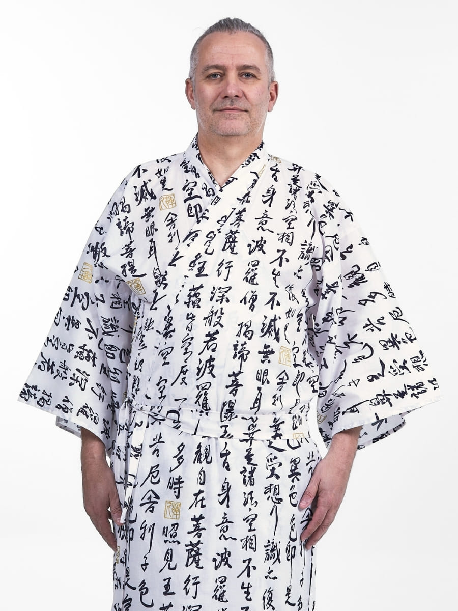 Yukata Kimono Männer - Hannya Sutra