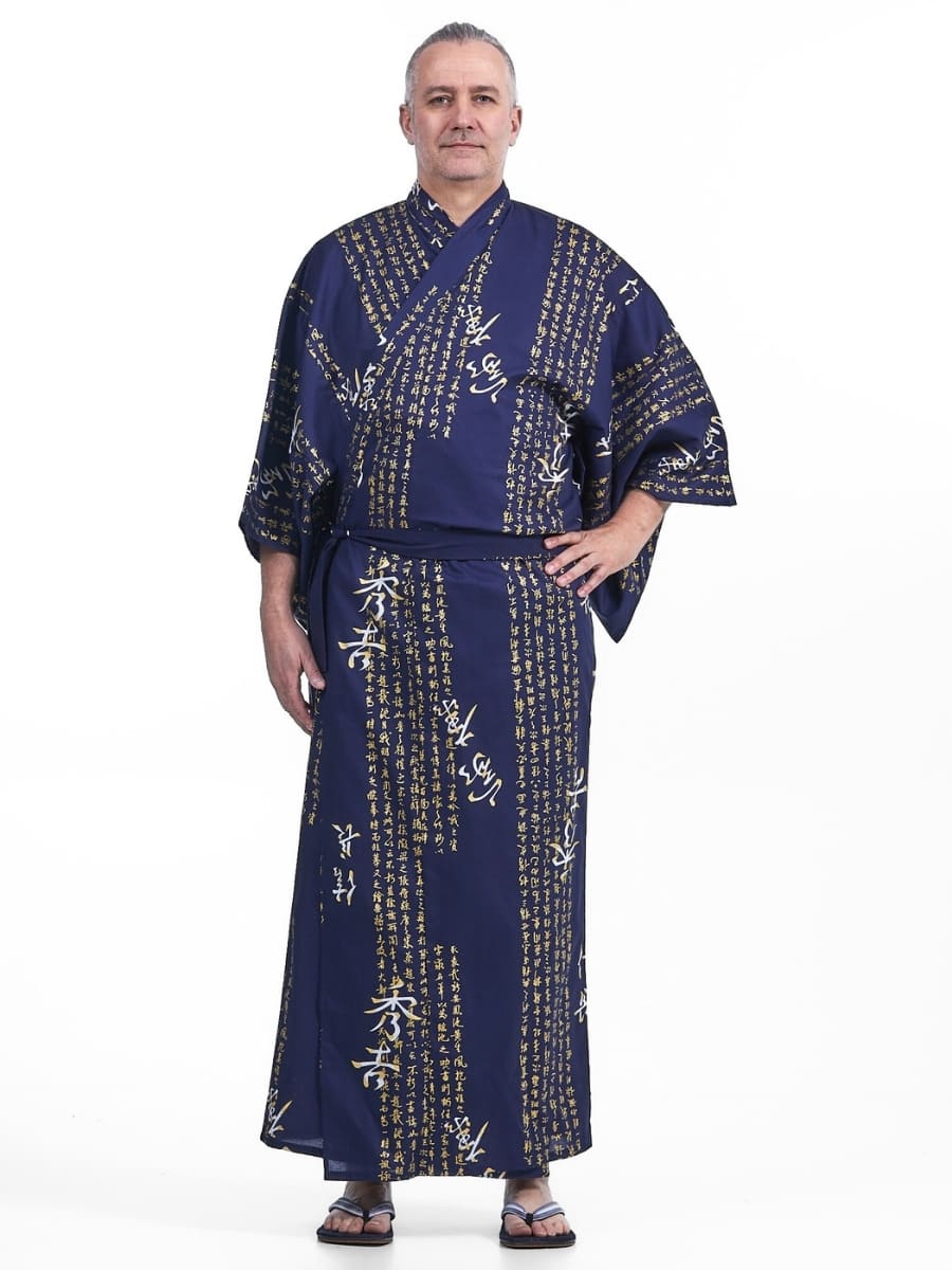 Yukata Kimono Männer - Kanji