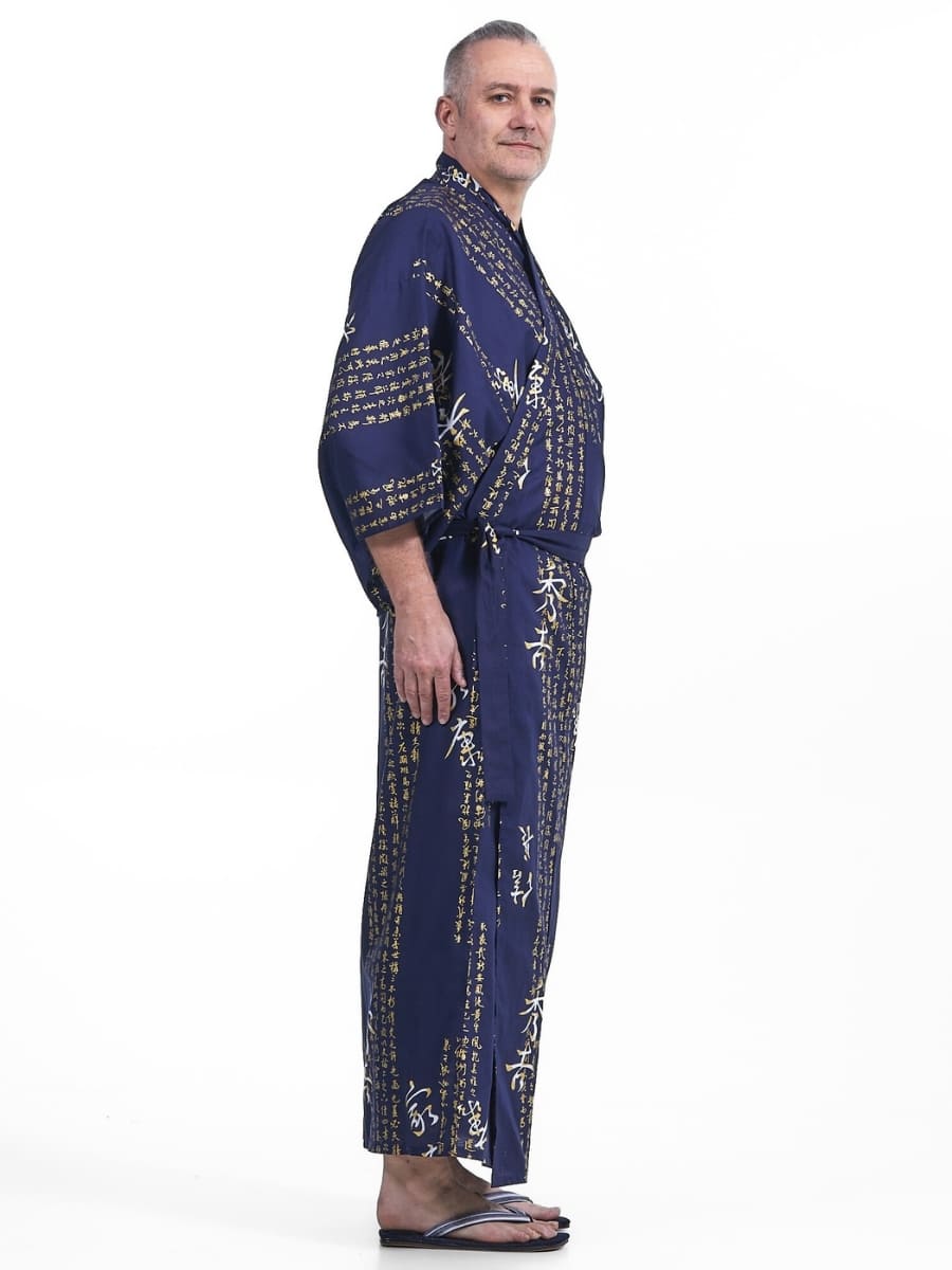 Yukata Kimono Männer - Kanji