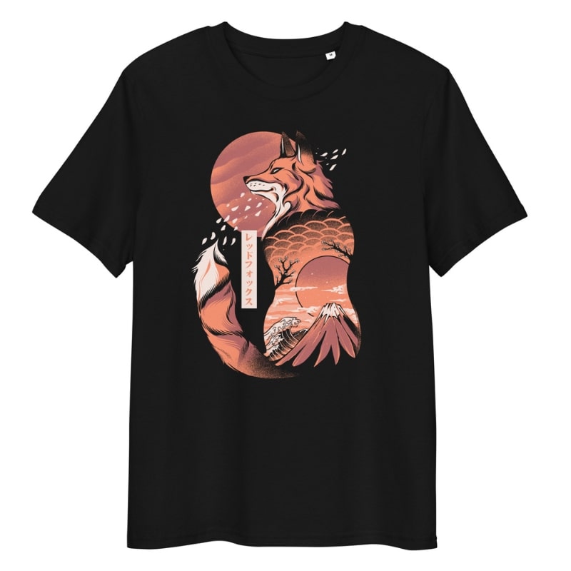 Japanische T-Shirt - Fuchs