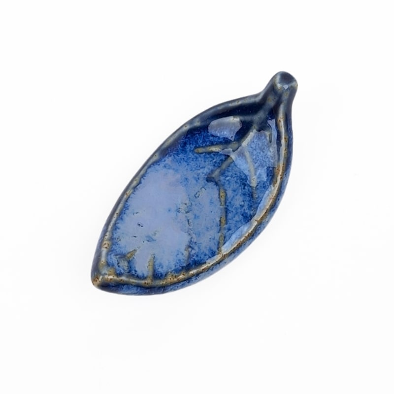 Ablage für Essstäbchen - Blaues Blatt