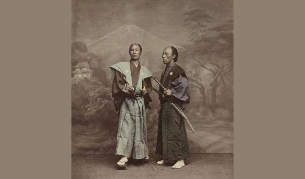 Samourais tragen Tabi