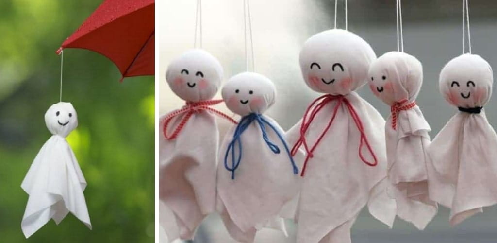 Japanischer Glücksbringer Teru Teru Bozu