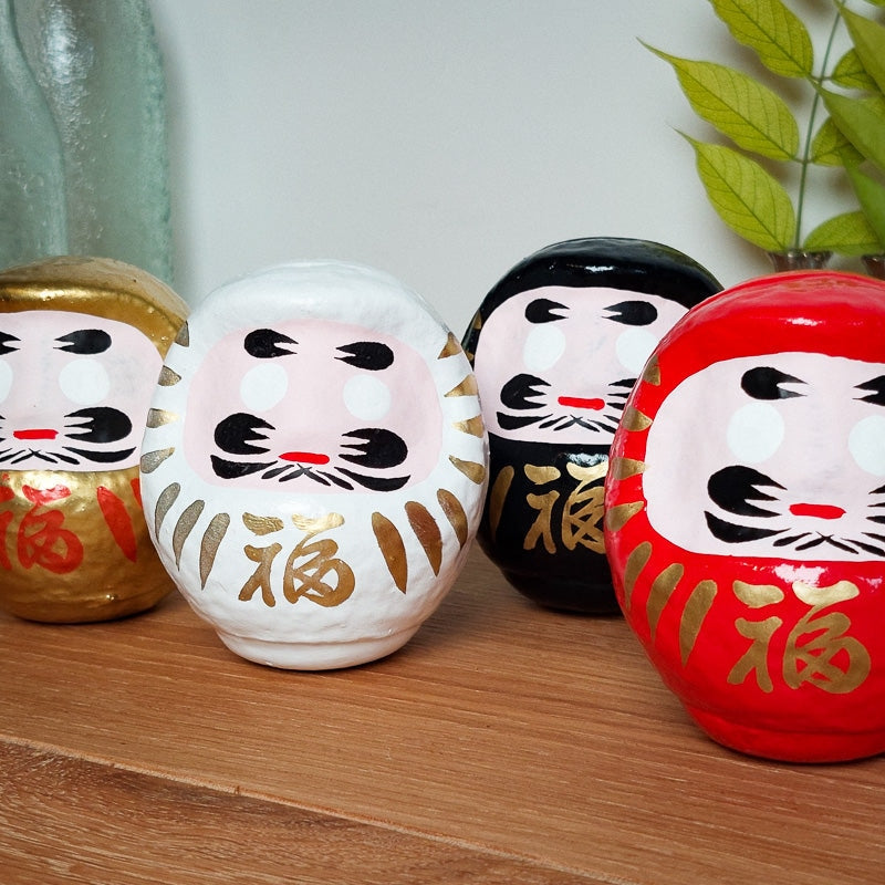 4er-Set Japanische Daruma - 9 cm