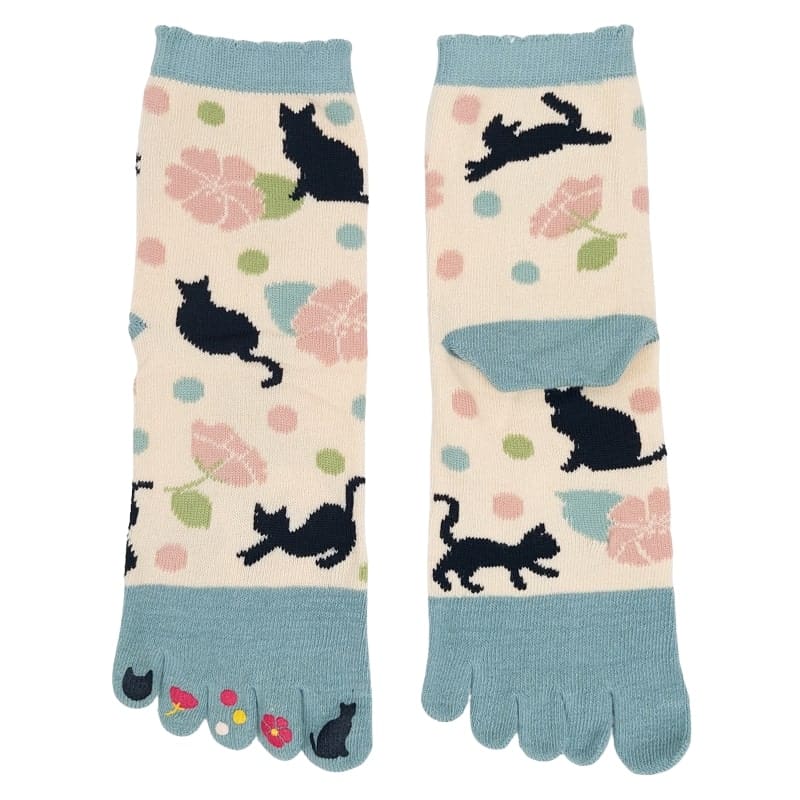 5-Finger-Socken – Yumemi Neko EU 36-39