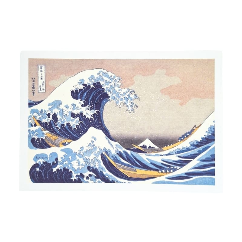 Japanische Postkarte Kanagawa-Welle