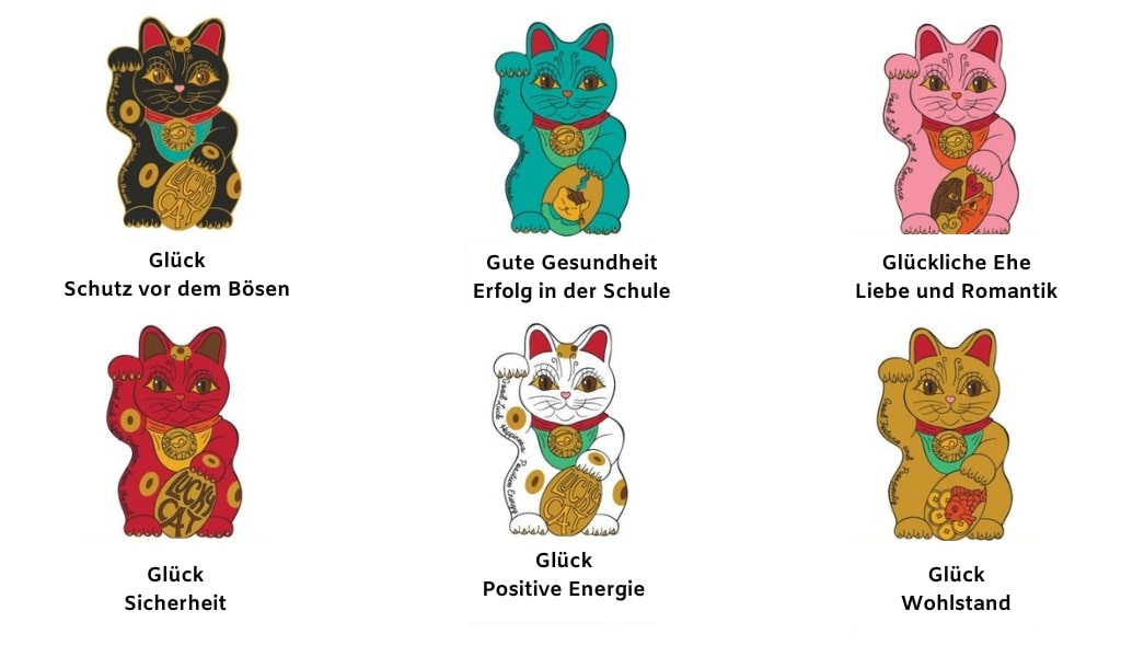 Farbe Maneki Neko