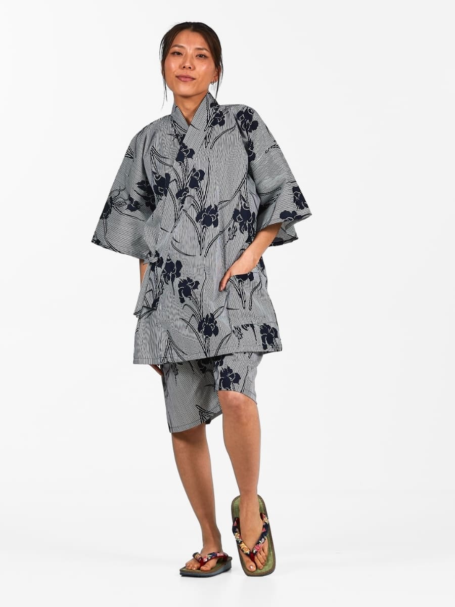 Japanischer Jinbei Damen – Iris