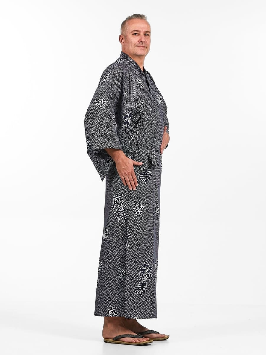 Yukata Kimono Herren - Yorokobi