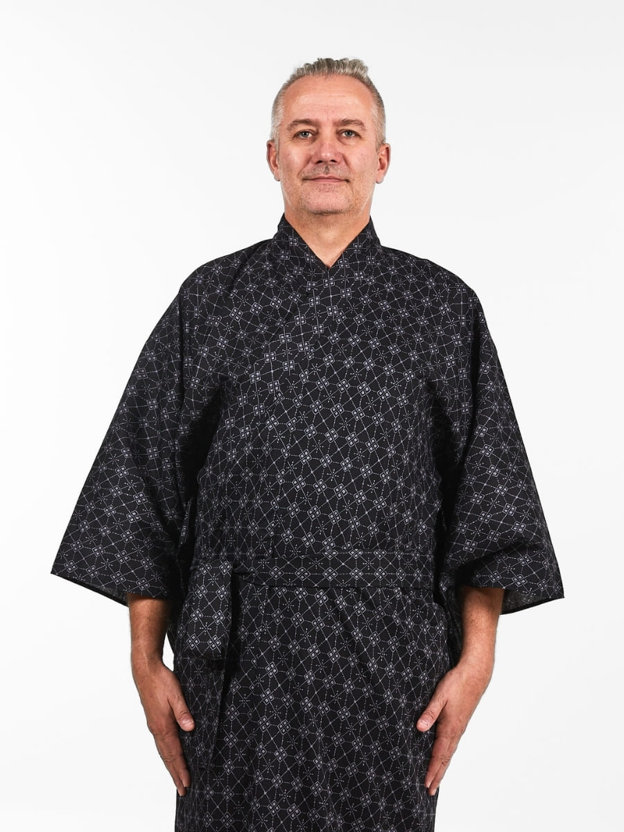 Yukata Kimono Herren - Hishigata