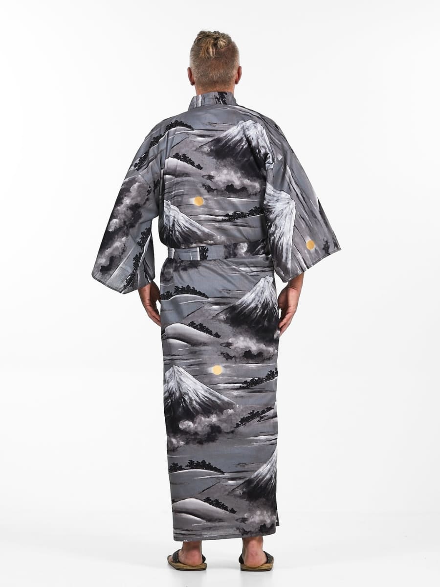 Yukata Kimono Herren - Mount Fuji