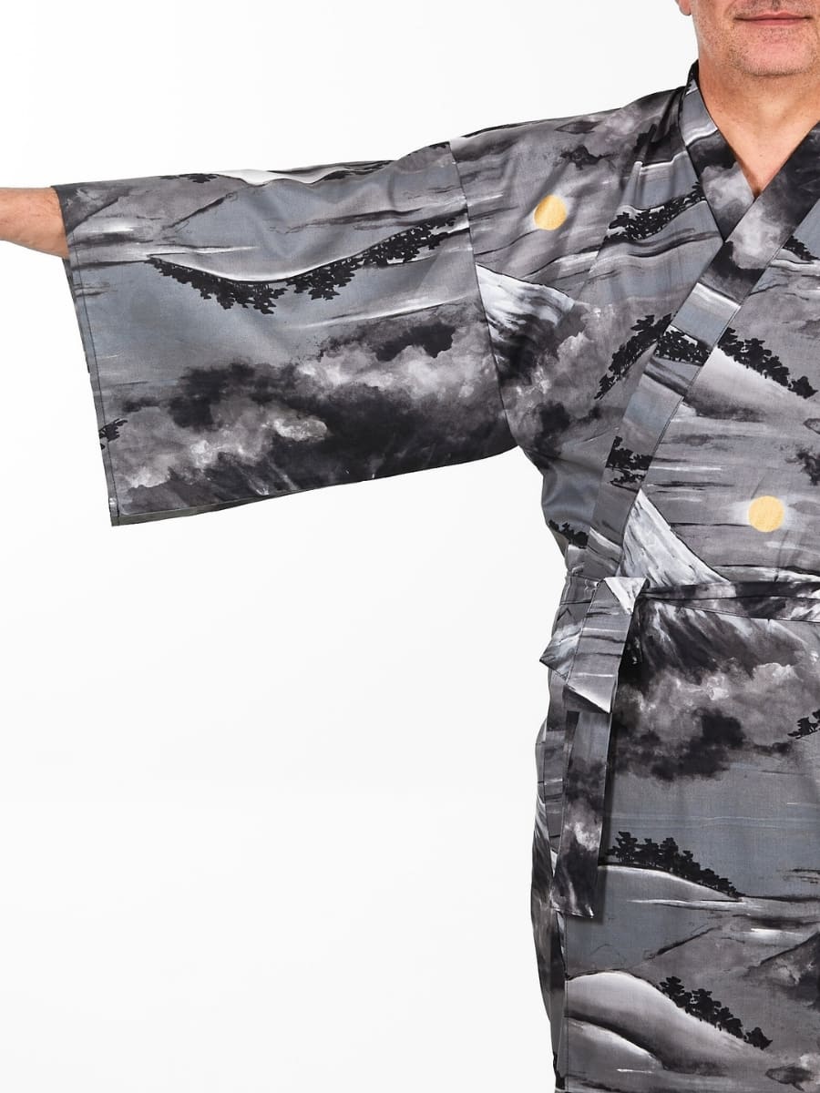 Yukata Kimono Herren - Mount Fuji