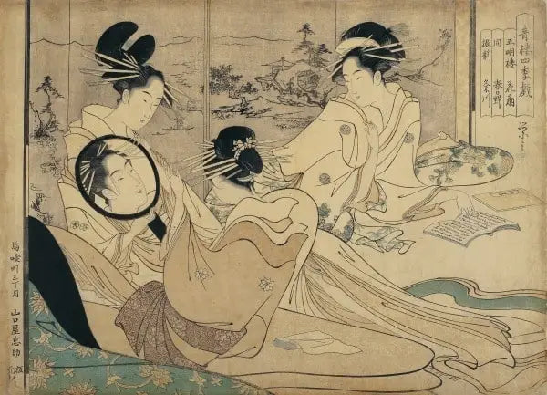 Die vier Jahreszeiten des Vergnügens in Yoshiwara (Seirô shiki-no-tawamure)